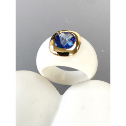 Bague Flamenco Bleu Royal